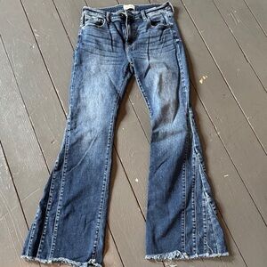 KanCan Dark Blue Flare Jeans